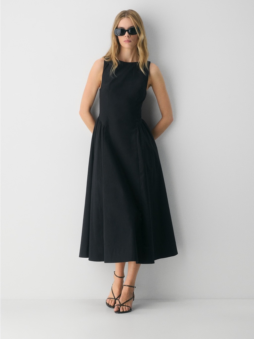 Aritzia Wilfred Tina Poplin Dress